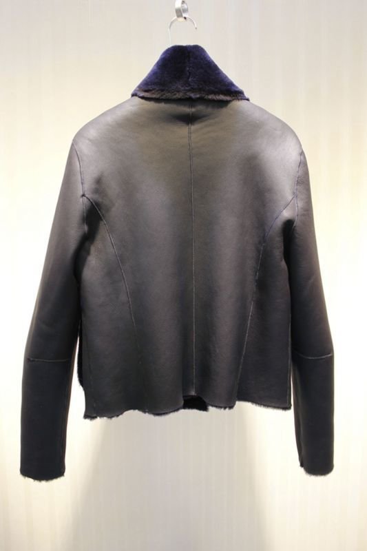 画像9: Women's real sheep high quality  imported Merino sheep fur one-sided wearing fur coat jacket  ハイクオリティーリアルシープスキンリバーシブルジャケット コート (9)