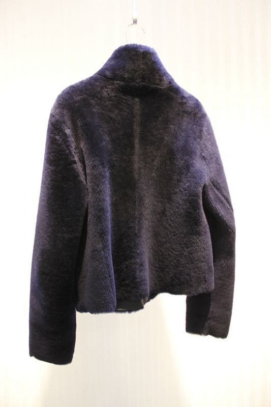 画像5: Women's real sheep high quality  imported Merino sheep fur one-sided wearing fur coat jacket  ハイクオリティーリアルシープスキンリバーシブルジャケット コート (5)