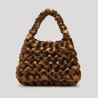 画像12:  woman’s  Hand-knitted satin  knot handbag bag ハンドメイドサテンシルクノットミニトートハンドバッグスモールハンドバック (12)