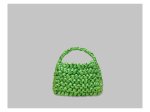 画像17:  woman’s  Hand-knitted satin  knot handbag bag ハンドメイドサテンシルクノットミニトートハンドバッグスモールハンドバック (17)