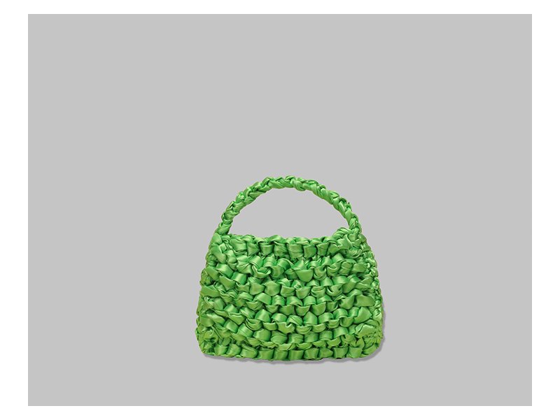 画像17:  woman’s  Hand-knitted satin  knot handbag bag ハンドメイドサテンシルクノットミニトートハンドバッグスモールハンドバック (17)