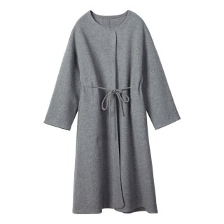 women's light green long section large pocket loose wool