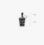 画像5:  woman’s rhinestone bucket bag handbag 　レザーラインストーンのバケツバッグトートバック　 (5)
