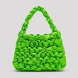 画像14:  woman’s  Hand-knitted satin  knot handbag bag ハンドメイドサテンシルクノットミニトートハンドバッグスモールハンドバック (14)