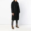 画像1: Women's  warm Australian long hair loose casual long windbreaker coat モコモコファーロングシンプルコート (1)