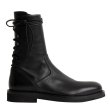 画像1:  women's  leather straps Martin boots short boots flat bottom boots 即納シンプルレザーバックレースアップフラットショートマーチンブーツ ブーティブーツ　サイドジップブーツ (1)