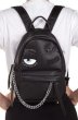 画像1:  woman’s soft leather Flirting Piercing faux-leather backpack totebag レザーポップウインクバックパック　リュック　デイバック　トートハンドバッグ (1)