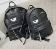 画像5:  woman’s soft leather Flirting Piercing faux-leather backpack totebag レザーポップウインクバックパック　リュック　デイバック　トートハンドバッグ (5)