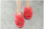 画像20: sheep fur one plush slippers Sandals　シープスキンファーモコモコサンダル スリッパ サボ ミュール (20)