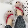 画像11: women's  Australian sheep fur one cross type wool slippers Sandals　シープスキンファークロスタイプスリッパモコモコサンダル  ミュール (11)