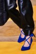 画像6: women's cross strap  stiletto catwalk  high heel pointed fur pumps shoes クロスストラップファーハイ ヒールパンプス  (6)