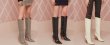画像14:  women's high-heeled long tube show boots    レザーウエスタンスタイル ロングブーツ　 (14)