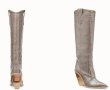 画像11:  women's high-heeled long tube show boots    レザーウエスタンスタイル ロングブーツ　 (11)