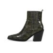 画像12:  women's  new Martin Western style ankle boots  single boots  レザーウエスタンスタイルヒールシンプルマーチンショートブーツ 　ブーティ (12)