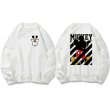 画像1: men's long-sleeved Mickey  Donald Sweat trainer  長袖ミッキー＆ドナルドスェットト トレーナー セーター男女兼用　 (1)