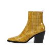 画像11:  women's  new Martin Western style ankle boots  single boots  レザーウエスタンスタイルヒールシンプルマーチンショートブーツ 　ブーティ (11)