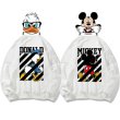 画像7: men's long-sleeved Mickey  Donald Sweat trainer  長袖ミッキー＆ドナルドスェットト トレーナー セーター男女兼用　 (7)