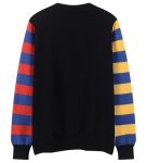 画像4: women's Characters Avatar Pattern Striped Long SleeveSweater knit 　キャラクター編み込み＆刺繍ニットセータ　プルオーバ (4)