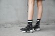 画像8:  women's five-pointed star stretch boots short boots  single boots ankle boots  single boots　スター柄ストレッチソックスショートブーツ ブーティ スニーカー (8)