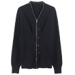 画像4: women's  wool cashmere king waist zipper sweater cardigan long sleeve coat sweaterknit 　ウエストジッパーセーターカーディガン長袖コートセーターニット　 (4)