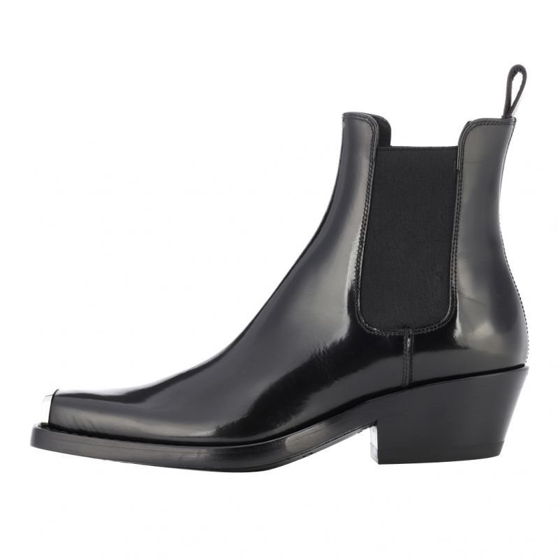 画像10:  women's  color matching Side Gore boots single boots ankle boots  single boots  本革レザーサイドゴアショートブーツ マーティンブーツ ブーティ (10)