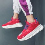 画像8:  Men's Unisex lace-up casual sneakers　男女兼用ユニセックスレースアップスニーカー　ジョギング シューズ (8)