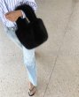 画像10:  woman’sartificial fur faux fur plush tote bag handbag フェイクフォックスファーモコモコトート ショルダーハンドバッグ (10)