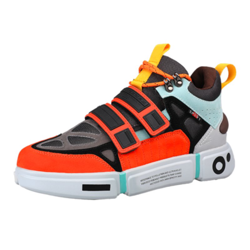 画像4:  Men's Unisex Velcro Sneaker street casual sneakers 男女兼用ユニセックスベルクロスニーカー ジョギング シューズ (4)