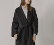 画像3: Women's  popular double-sided cashmere long coat Jacket　　シンプルロングベルトウールヨーロピアンコート　ジャケット (3)