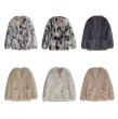 画像12: Women's loose lamb fur grass sheep coat  Jacket　　シンプルシープスキンファーヨーロピアンオーバーサイズコート　ジャケット (12)