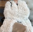 画像9: Women's loose lamb fur grass sheep coat  Jacket　　シンプルシープスキンファーヨーロピアンオーバーサイズコート　ジャケット (9)