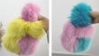 画像11: Womans fox fur tote bag real hair handkerchief fur bag  handbag フォックスファースモールモコモコトート ハンドバッグ (11)