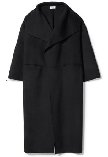画像15: Women's  wool handmade double-sided cashmere coat long coat Jacket　ウール＆カシミアルーズシルエットコート　ジャケット (15)