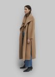 画像3: Women's  wool handmade double-sided cashmere coat long coat Jacket　ウール＆カシミアルーズシルエットコート　ジャケット (3)