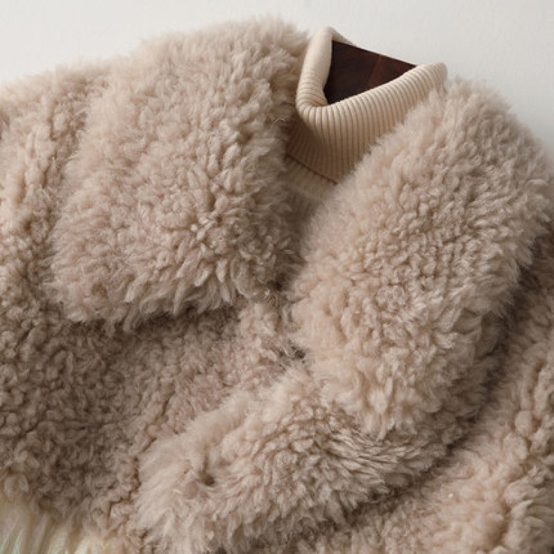 画像4: Women's  Pabo Shiti Haining sheep shearing casual coat  long coat Jacket シープシャーリング&ダウンシンプルロングコート ジャケット (4)