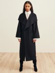 画像5: Women's  wool handmade double-sided cashmere coat long coat Jacket　ウール＆カシミアルーズシルエットコート　ジャケット (5)