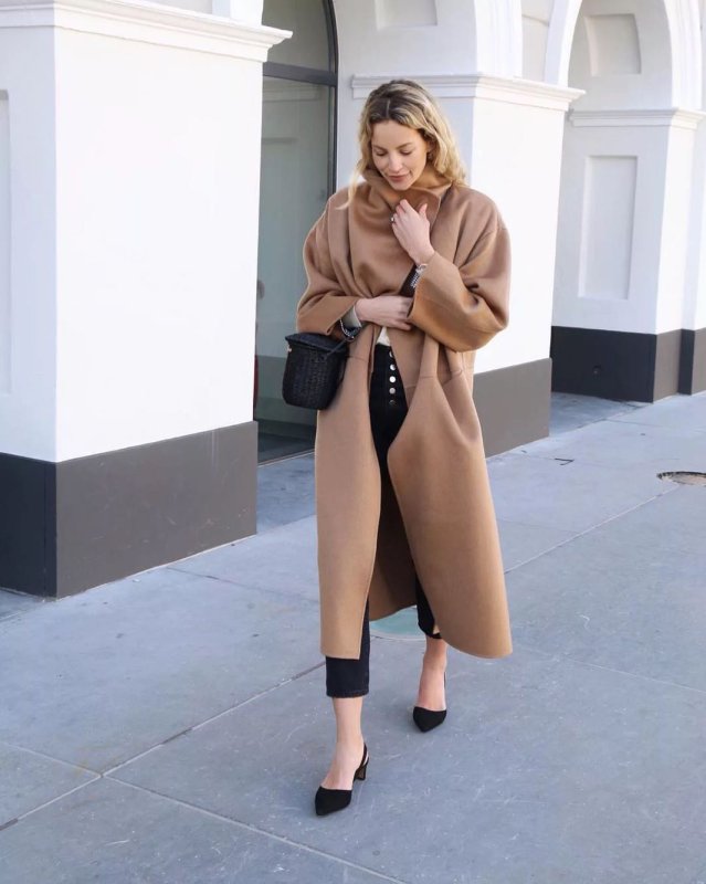 画像6: Women's  wool handmade double-sided cashmere coat long coat Jacket ウール&カシミアルーズシルエットコート ジャケット (6)