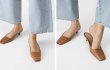 画像4: women's British fashion baotou outside wearing  slippers Sandals　レザー　ヒールサンダル  ミュール　パンプス (4)