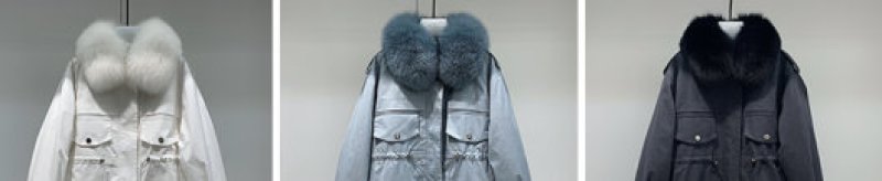 画像8: Women's Large fur fox fur collar warm card Removable tooling Pike Medium long fur coat   リアル フォックスファーオーバーサイズショートコート ジャケット (8)