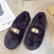 画像7: women's flat peas fur shoes  fur pumps shoes  フラットモコモコファーローファー　パンプス  (7)