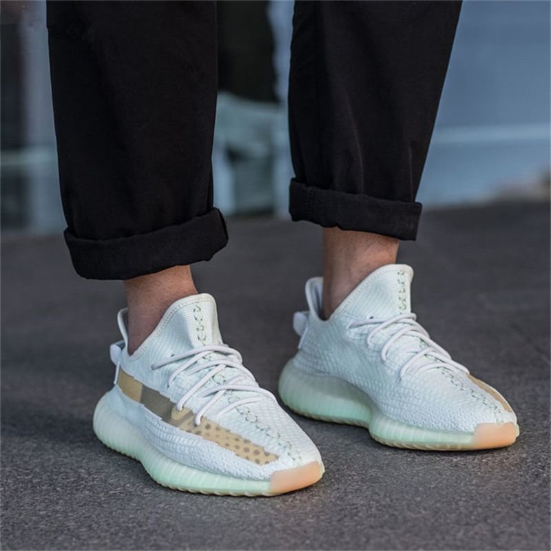 画像4:  Men's All white coconut 350 -2 tide shoes lace up sneakers casual shoes　ユニセックス男女兼用レースアップスニーカー　カジュアル シューズ -2 (4)