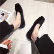 画像5: women's fur  flat  pumps shoes  フラットファーパンプス バレーシューズ  (5)