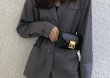 画像3:  woman’ small waist bag female belt mobile phone bag crossbody bag 　チェーン付き２WAY  クロスボディーメッセンジャーバッグチェストバッグ　ウエストバック (3)