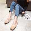 画像9: women's fur  flat  pumps shoes  フラットファーパンプス バレーシューズ  (9)