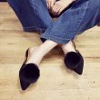 画像10: women's Baotou flat bottom  fur slippers Sandals　ファー付きフラットミュール　パンプス　サンダル (10)