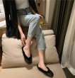 画像8: women's fur plush baotou half slippers pumps shoes  フラットファーサンダル　スリッパ バレーシューズ  (8)