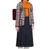 画像1: Women's   new retro was thin houndstooth woven cardigan thick tweed jacket  coat 　ツイードVネックノーカラージャケット　コート　 (1)