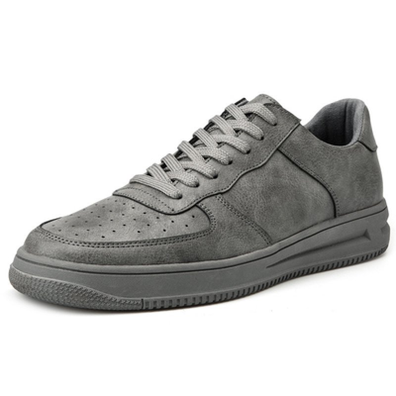 画像3:  Men's England retro Suede leather casual sports shoes Race up sneakers 本革レザー＆スエード レースアップスニーカー　カジュアル シューズ  (3)