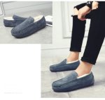 画像9: Men's Flat Leather Slip-on fur warm shoes Sneakers　スエードフラットウォームスリッポン　スニーカー (9)