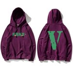 画像6: Men's hip hop oversize hooded sweater  loose hood  Parker Trainer  Vロゴフーディパーカー　スエット　男女兼用　 (6)